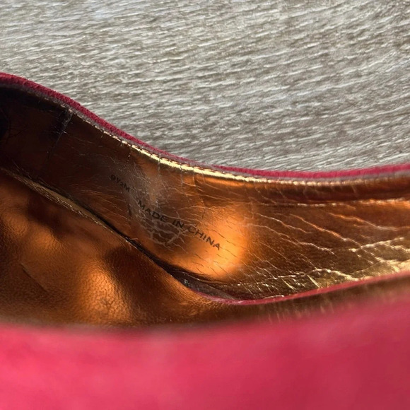 Charles David Burgundy Suede Leather  Pumps - Picture 15 of 15